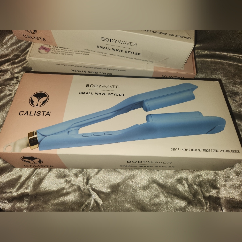 NEW In Box- Calista BodyWaver Small Wave Styler, Blue,Hair Tool,Beauty